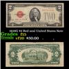 Image 1 : 1928G $2 Red seal United States Note Grades f+