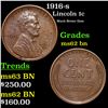 Image 1 : 1916-s Lincoln Cent 1c Grades Select Unc BN