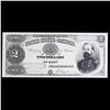 Image 2 : Proof 1890 $2 Treasury Note - Obverse BEP Intaglio Souvenir Card B-251, FUN 2001 Grades Proof