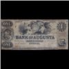 Image 2 : December 8, 1854 $1 Confederate States Bank of Augusta GA Obsolete Currency Note Grades f+