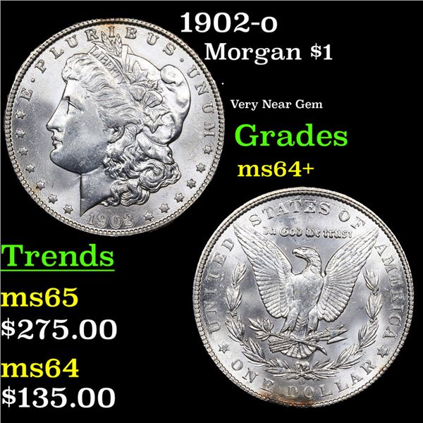 1902-o Morgan Dollar $1 Grades Choice+ Unc