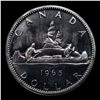 Image 3 : 1965 Small Beads, Pointed 5 Canada Dollar $1 Grades GEM++ DMPL