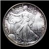Image 2 : 1990-p Silver Eagle Dollar $1 Grades GEM+++ Unc