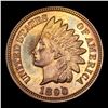 Image 2 : 1890 Indian Cent 1c Grades Choice Unc BN