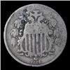 Image 3 : 1866 Rays Shield Nickel 5c Grades vg, very good