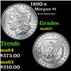 Image 1 : 1890-s Morgan Dollar $1 Grades Select+ Unc