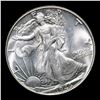 Image 2 : 1946-p Walking Liberty Half Dollar 50c Grades Choice Unc