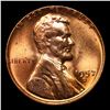 Image 2 : 1957-d Lincoln Cent 1c Grades GEM+ Unc RD