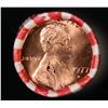 Image 2 : Shotgun Lincoln 1c roll, 1977-d 50 pcs Bank Wrapper.