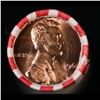 Image 2 : Shotgun Lincoln 1c roll, 1962-p 50 pcs Bank Wrapper.