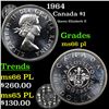 Image 1 : 1964 Canada Dollar $1 Grades GEM+ UNC PL