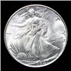 Image 2 : 1947-p Walking Liberty Half Dollar 50c Grades Choice+ Unc