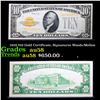 1928 $10 Gold Certificate, Signatures Woods/Mellon Grades Choice AU/BU Slider