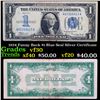 1934 Funny Back $1 Blue Seal Silver Certificate Grades vf++
