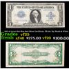 1923 $1 Large Size Blue Seal Silver Certificate, FR-238, Sig Woods & White Grades vf+