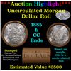 ***Auction Highlight*** 1885 & CC Uncirculated Morgan Dollar Shotgun Roll (fc)