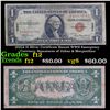 1935A $1 Silver Certificate Hawaii WWII Emergency Currency, Signatures of Julian & Morgenthau Grades