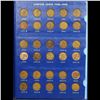 Image 5 : Near Complete Lincoln 1c Whitman Album, 1909-1940 82 coins in Total