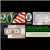 Image 1 : 2003A $2 Federal Reserve Note, Uncirculated 2008 BEP Folio Issue (San Francisco, CA) Grades Gem CU