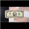 Image 4 : 2003A $2 Federal Reserve Note, Uncirculated 2008 BEP Folio Issue (San Francisco, CA) Grades Gem CU