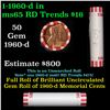 Image 1 : Shotgun Lincoln 1c roll, 1960-d 50 pcs Bank Wrapper.