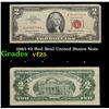 Image 1 : 1963 $2 Red Seal United States Note Grades vf+