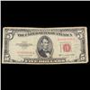 Image 2 : 1953B $5 Red Seal United States Note Grades f, fine