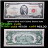 Image 1 : 1963 $2 Red seal United States Note Grades Gem CU