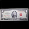Image 2 : 1963 $2 Red seal United States Note Grades Gem CU
