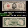 Image 1 : 1928E $5 Red Seal United States Note vf+