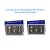 Image 1 : Group of 2 United States Mint Proof Sets 1971-1972. 10 coins
