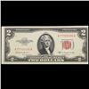 Image 2 : 1953C $2 Red Seal United States Note Key To The Series Grades Choice AU/BU Slider