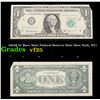 Image 1 : 1963B $1 'Barr Note' Federal Reserve Note (New York, NY) Grades vf+