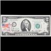 Image 2 : 1976 $2 Federal Reserve Note, with Stamp Dated April 14, 1976 Grades vf+