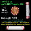 Image 1 : Shotgun Lincoln 1c roll, 1972-d 50 pcs Bank Wrapper.