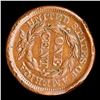 Image 3 : 1857 Sm Date Braided Hair Large Cent 1c Grades AU, Almost Unc