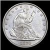 Image 2 : ***Auction Highlight*** 1870-p Seated Half Dollar 50c Graded au58 BY SEGS (fc)