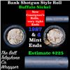 Image 1 : Buffalo Nickel Shotgun Roll in Old Bank Style 'Bell Telephone'  Wrapper 1927 & d Mint Ends