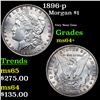 Image 1 : 1896-p Morgan Dollar $1 Grades Choice+ Unc