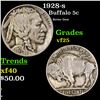Image 1 : 1928-s Buffalo Nickel 5c Grades vf+
