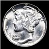 Image 2 : 1943-p Mercury Dime 10c Grades GEM++ Unc