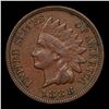 Image 2 : 1888 Indian Cent 1c Grades xf+