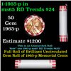 Image 1 : Shotgun Lincoln 1c roll, 1965-p 50 pcs Bank Wrapper.