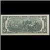 Image 3 : 1976 $2 Federal Reserve Note 1st Day of Issue, with Stamp Grades Gem CU