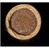 Image 3 : Mixed small cents 1c orig shotgun roll, 1919-d Wheat Cent, 1898 Indian Cent other end, Brandt Wrappe