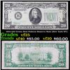 1934 $20 Green Seal Federal Reserve Note (New York NY) Grades vf+