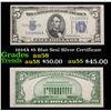 1934A $5 Blue Seal Silver Certificate Grades Choice AU/BU Slider