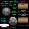 ***Auction Highlight*** Full Roll of Silver 1965 Canadian Dollar with Queen Elizabeth II, 20 Coins i