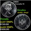1964 Canada Dollar $1 Grades GEM++ DMPL