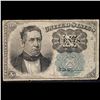 Image 2 : 1874 US Fractional Currency Ten Cent Note 5th Issue, Fr-1264 Long,Thin Key Grades f+